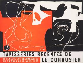 Tapisseries récentes de Le Corbusier - Galerie La Demeure Paris - Avril 1960