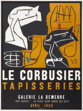Le Corbusier - Tapisseries - Galerie La Demeure Paris - Avril 1956