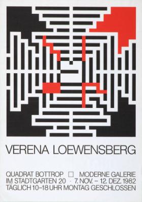 Verena Loewensberg - Quadrat Bottrop - Moderne Galerie