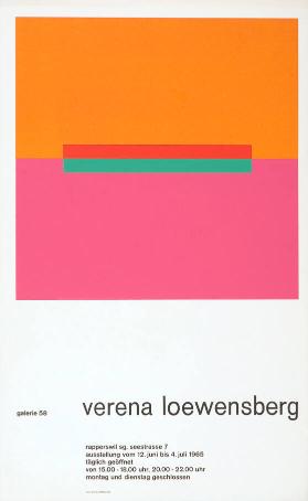 Verena Loewensberg - Galerie 58 Rapperswil