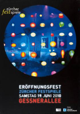 Eröffnungsfest - Zürcher Festspiele - Samstag 19. Juni 2010 - Gessnerallee