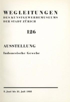 Ausstellung Indonesische Gewebe