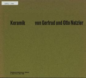 Keramik von Gertrud und Otto Natzler