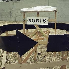 Niklaus Rüegg: Wirbel um Boris ; Monument für Boris Groys ; Kunsthof 