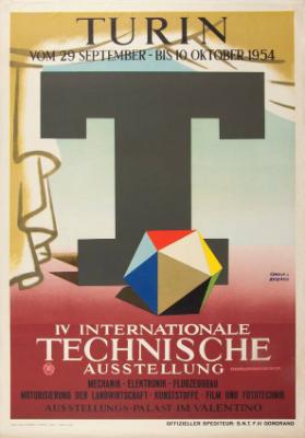 Turin 1954 - IV Internationale technische Ausstellung (...) - Ausstellungs-Palast im Valentino