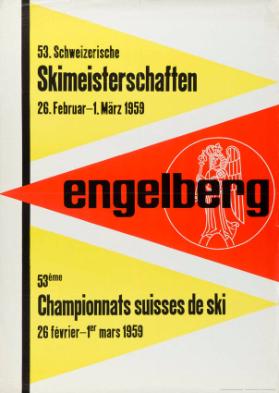 53. Schweizerische Skimeisterschaften - 26. Februar - 1. März 1959 - Engelberg - 53ème Championnats suisses de ski - 26 février - 1er mars 1959