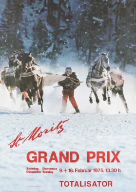 St. Moritz - Grand Prix  - 1975 - Totalisator
