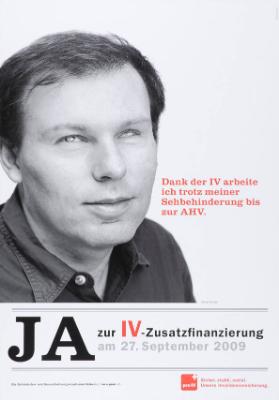 Dank der IV arbeite ich trotz meiner Sehbehinderung bis zur AHV. Ja zur IV-Zusatzfinanzierung - Pro IV