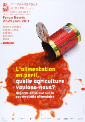 L'alimentation en péril, quelle agriculture voulons-nous? 3ième carrefour genevois de la solidarité