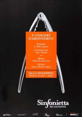 3e concert d'abonnement - Debussy - La boîte à joujoux - Tchaïkovski - Casse-noisette