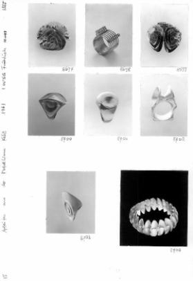 Kunstgewerbeschule, Arbeiten aus der Metallklasse 1961