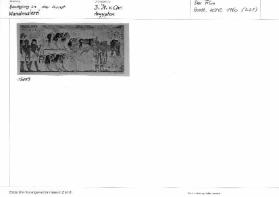 Bewegung in der Kunst, Wandmalerei / 3. Jahrtausend  vor Chr., Aegypten