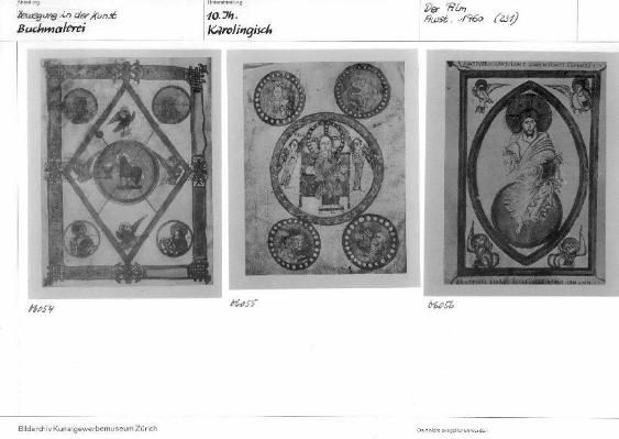 Bewegung in der Kunst, Buchmalerei / 10. Jahrhundert Karolingisch