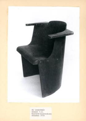 El Lissitzky ; Sessel für die Hygiene-Ausstellung Dresden 1930