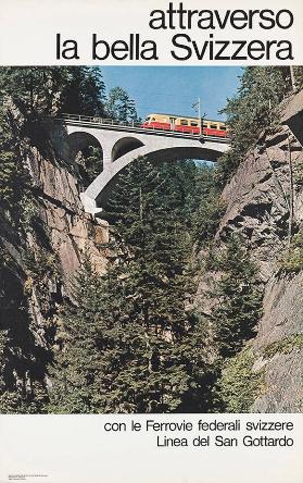 attraverso la bella Svizzera - con le Ferrovie federali svizzere - Linea del San Gottardo