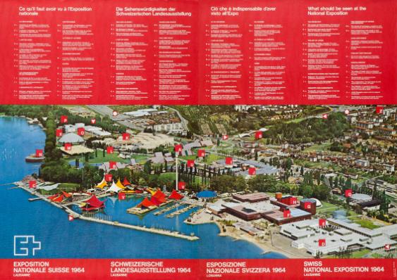 Schweizerische Landesausstellung 1964 - Lausanne - Ce qu'il faut avoir vu à l'Exposition nationale (...)