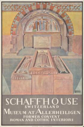 Schaffhouse - Switzerland - Museum at Allerheiligen - former convent - roman and gothic interiors