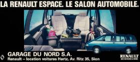 La Renault Espace. Le Salon Automobile.