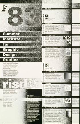 Summer Institute for Graphic Design Studies - RISD
