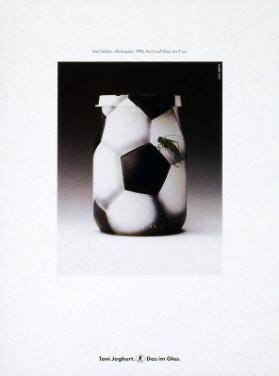 Karl Schütz: «Rückspiel», 1990, Acryl auf Glas, 6 x 9 cm.