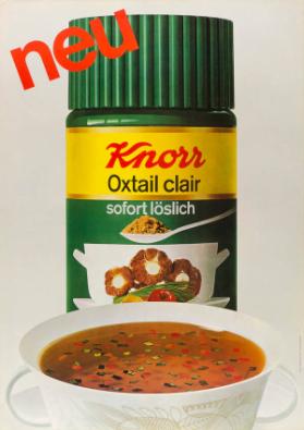 Neu - Knorr Oxtail clair - sofort löslich