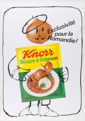 Exclusivité pour la Romandie! Knorr Soupe à l'oignon