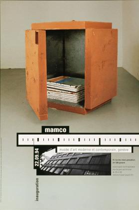 Mamco - Musée d'art moderne et contemporain - inauguration