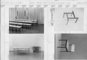 KGS Innenausbau ; Tische und Stühle Schwammendingen ; Entwurf M. Hayoz