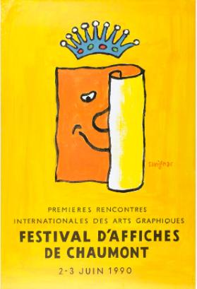 Premières rencontres internationales des arts graphiques - Festival d'affiches de Chaumont - 2-3 juin 1990