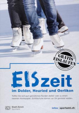 Eiszeit im Dolder, Heuried und Oerlikon - Gratis Eislaufen - Jeden 1. Mittwoch im Monat - Stadt Zürich Sportamt