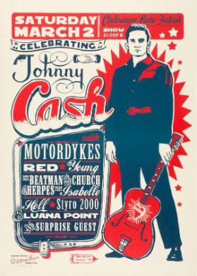 Celebrating Johnny Cash - With Motordykes - Red Joung - Rev. Beatman and the Church of Herpes - Feat. Isabelle - Hell Styro 2000 - Luna Point - And surprise guest - Clubraum Rote Fabrik