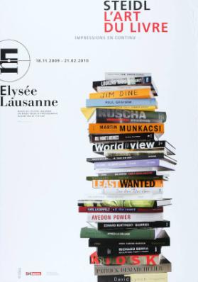 Steidl - L'art du livre - Élysee Lausanne