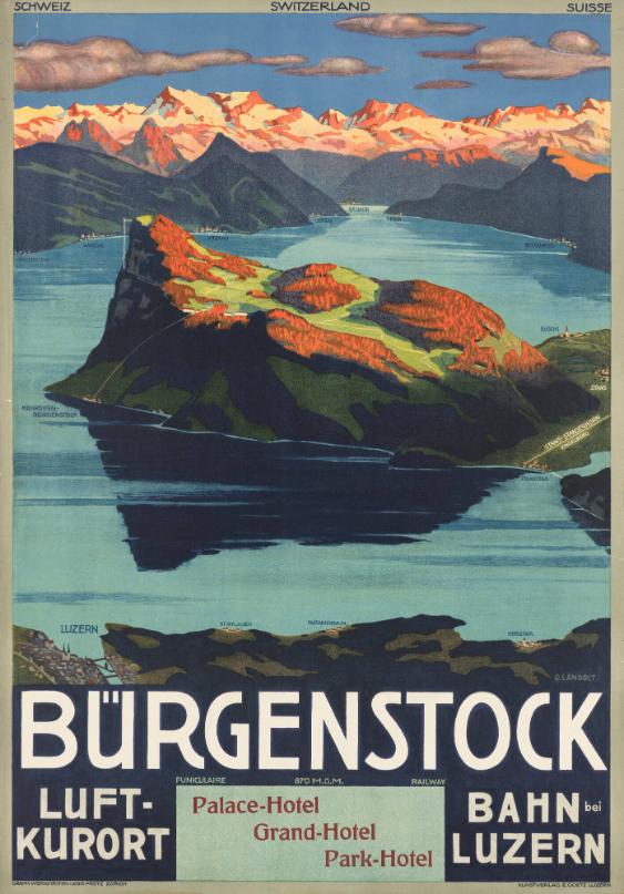Bürgenstock - Luftkurort - Bahn bei Luzern