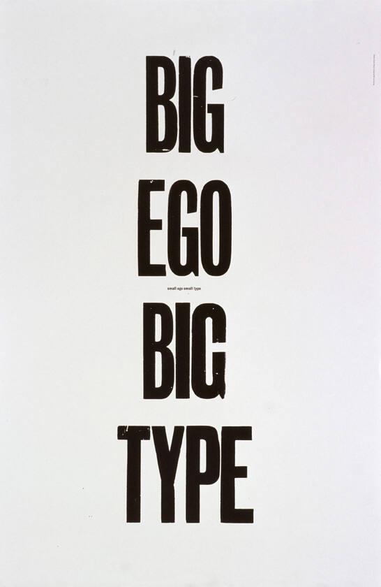 Big ego big type - smal ego small type