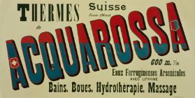 Thermes de Aquarossa - Bains, Boues, Hydrotherapie, Massage
