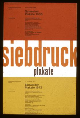 Schweizer Plakate 1971