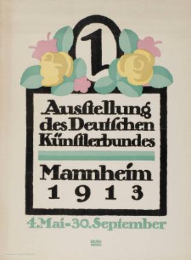 1. Ausstellung des Deutschen Künstlerbundes - Mannheim 1913