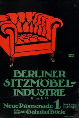 Berliner Sitzmöbel-Industrie G.m.b.H. - Neue Promenade 1. Nur I. und II. Etage - Eckhaus am Bahnhof Börse