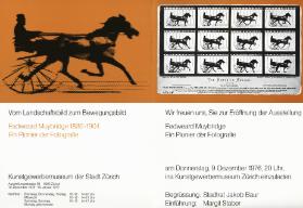 Eadweard Muybridge 1830 - 1904. Ein Pionier der Fotografie