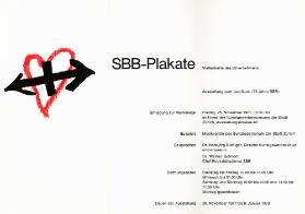75 Jahre SBB. SBB-Plakate, Visitenkarte des Unternehmens