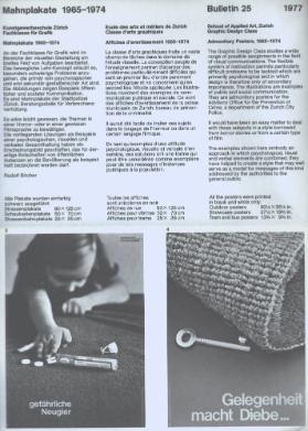 Mahnplakate 1965-1974