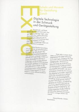 Digitale Technologie in der Schmuck und Gerätgestaltung