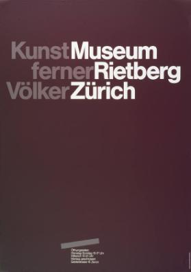 Kunst ferner Völker - Museum Rietberg Zürich