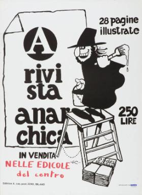 A - rivista anarchia - in vendita nelle edicole del centro