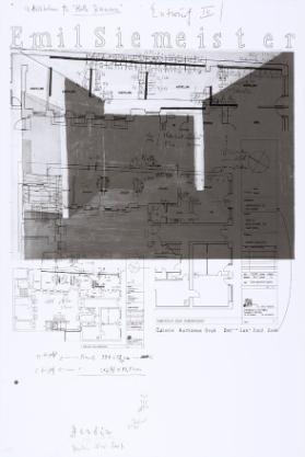 "Helle Kammer" - Entwurf IV - Emil Siemeister - Erweiterung einer Gewerbeeinheit - Galerie Marianne Grob
