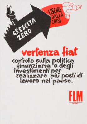 crescita zero - uscire della crisi - vertenza Fiat - (...) - FLM