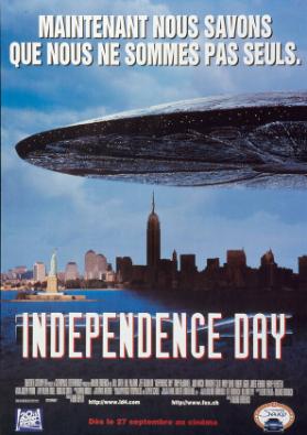 Maintenant nous savons que nous ne sommes pas seuls. - Independence Day - 20th Century Fox