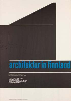 Architektur in Finnland - Kunstgewerbemuseum Zürich