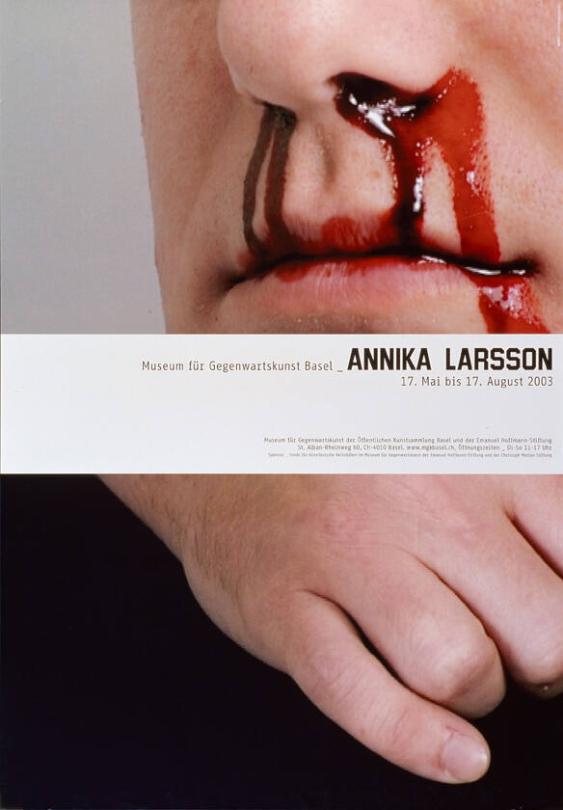 Annika Larsson - Museum für Gegenwartskunst Basel
