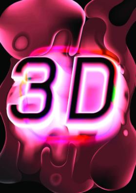 3D - Dreidimensionale Dinge Drucken, Plakat klein